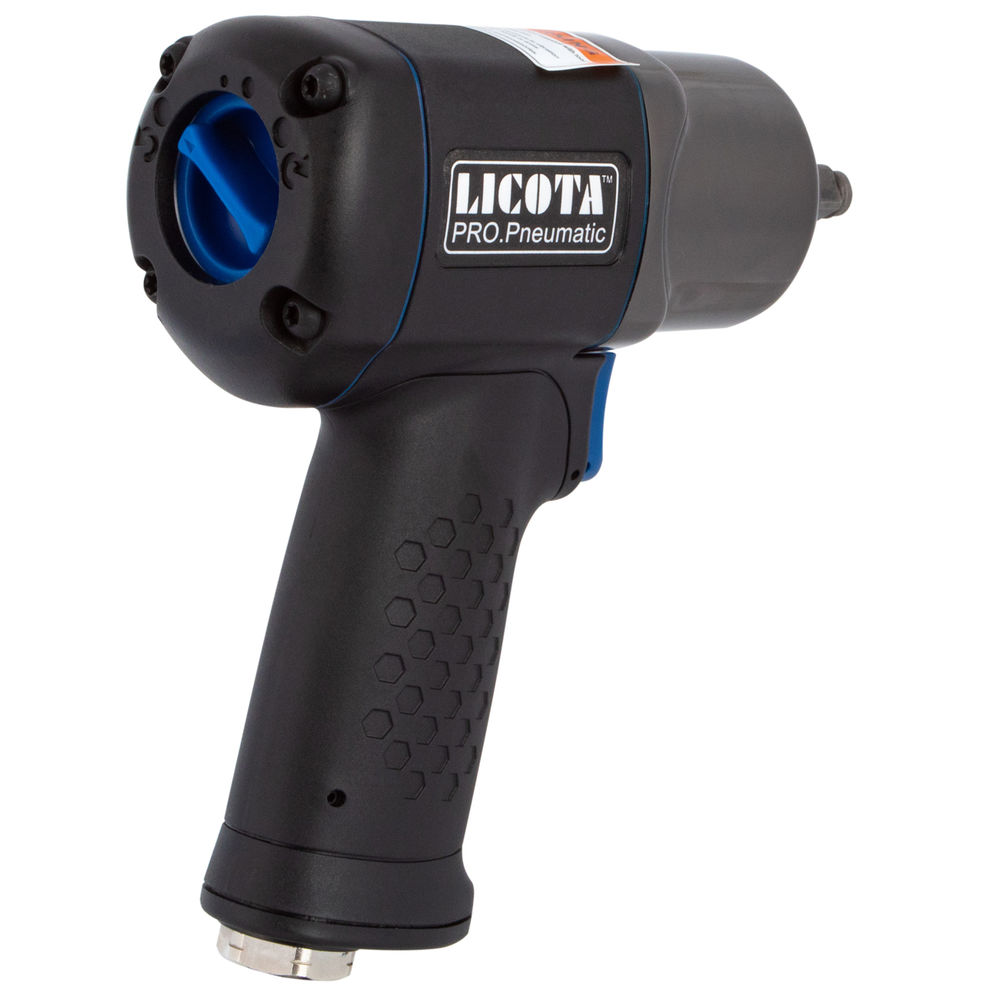 Гайковерт пневматический ударный 3/8 705 Нм (72 кГм), компактный, композитный, Licota, PAW-03033