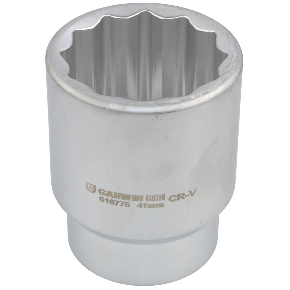 Головка, 1, 41 мм, торцевая, 12-гранная, GARWIN PRO, 610775-41