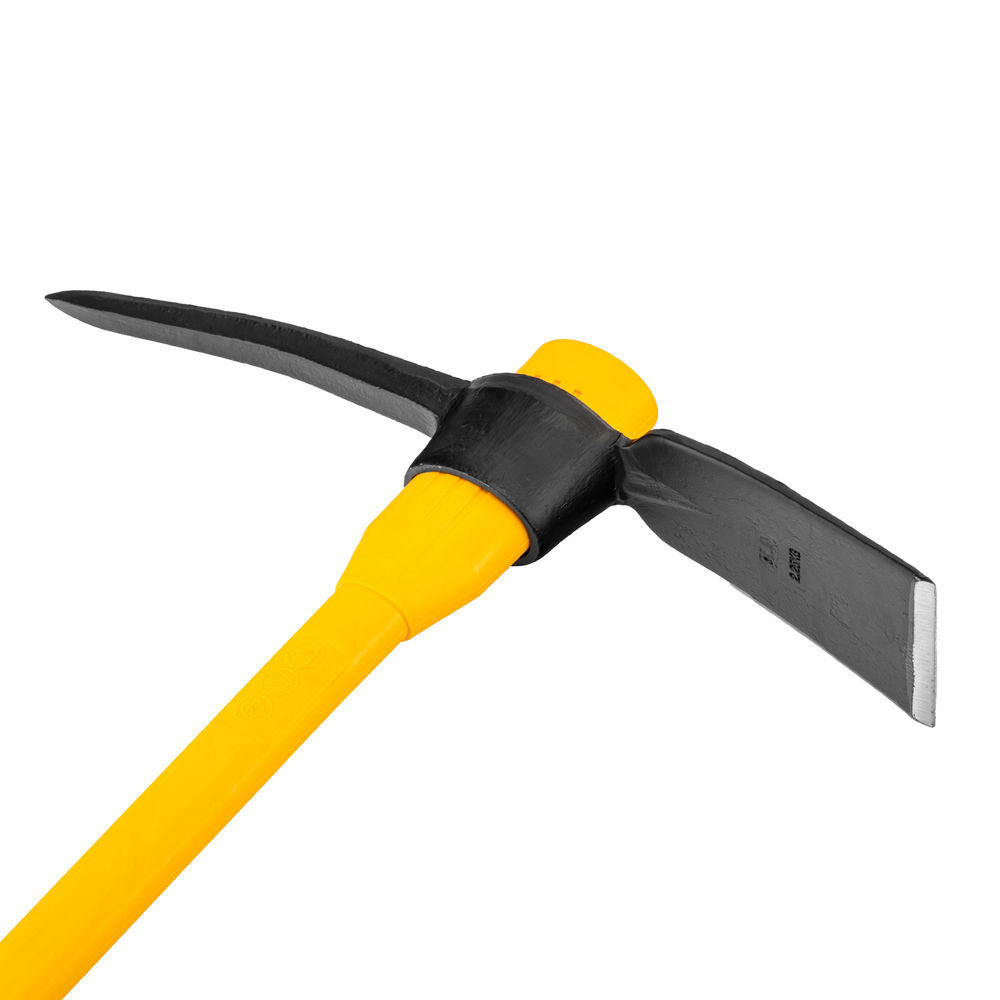 Кирка 2250 г, широкая, фиберглассовая обрезиненная рукоятка 900 мм Denzel (21838)