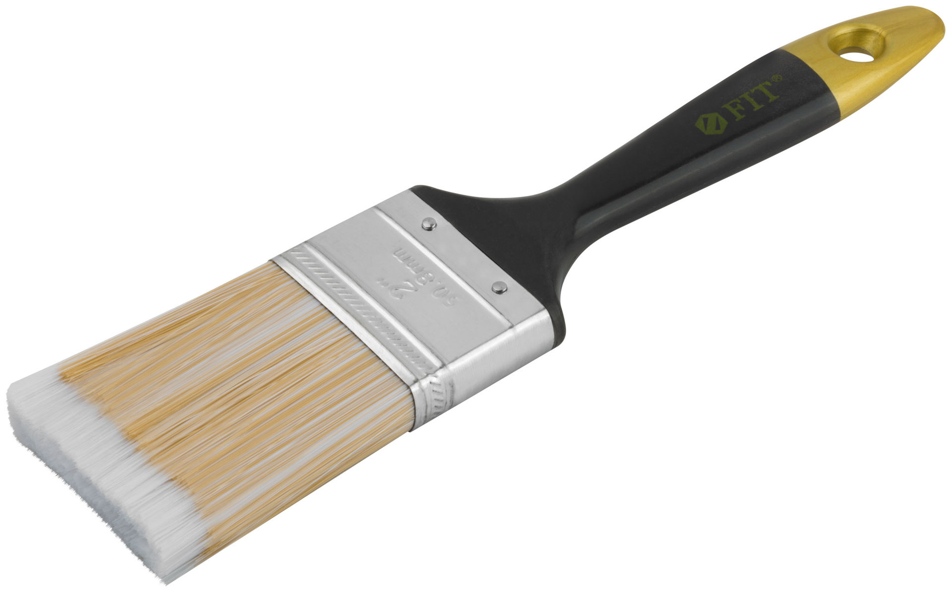 Кисть флейцевая Лайн, искусственная щетина, пластиковая ручка 2 (50 мм) (01175)