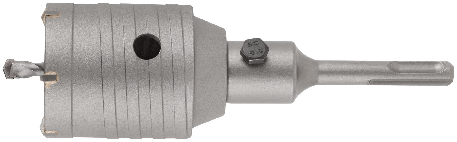 Коронка кольцевая по бетону, хвостовик 110 мм в сборе, 55 мм (33440)