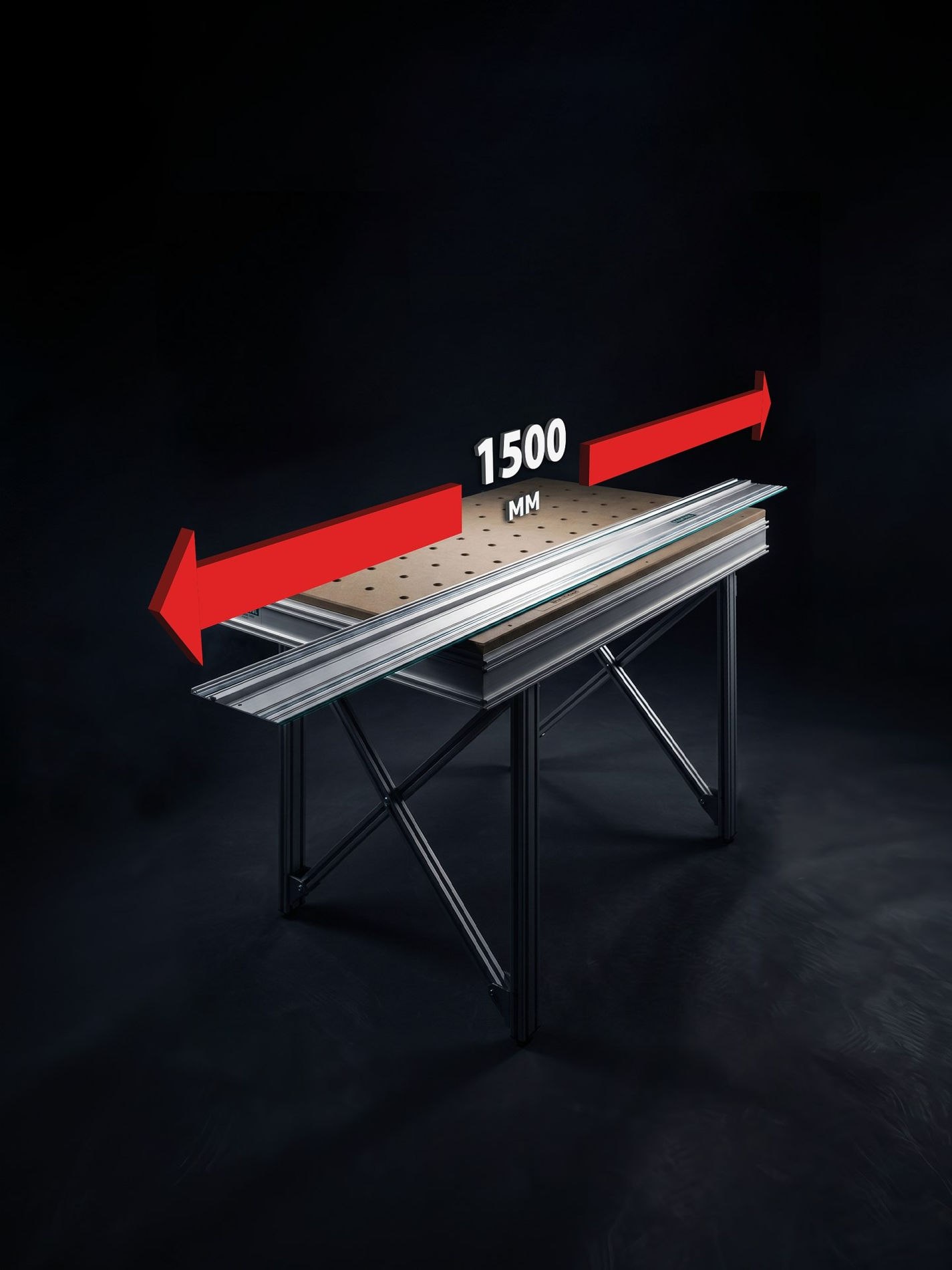KRAFTOOL KRAFTFLEX FS-1500 мм, Направляющая шина (32432-1.5)