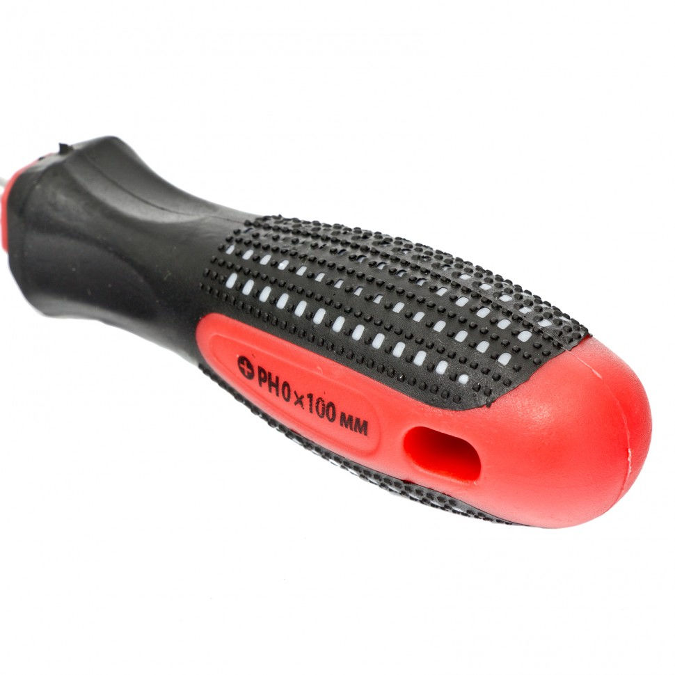 Отвертка Fusion, PH0 х 100 мм, CrV, трехкомпонентная рукоятка Anti slip Matrix