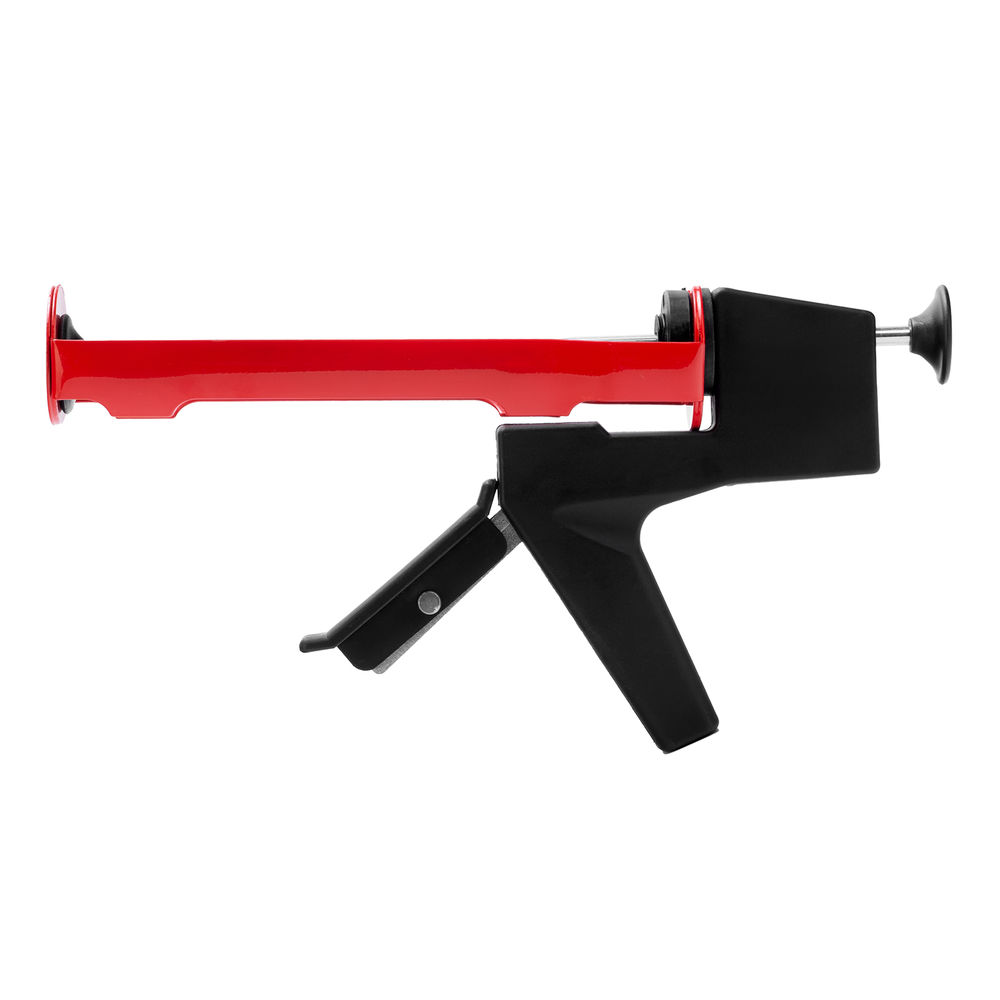 Пистолет для герметика, 310 мл, полуоткрытый, противовес, круглый шток 8 мм Matrix (88666)