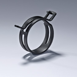 Щипцы для хомутов пружинных, размер хомутов до O 70 мм, зев 40 мм, длина 250 мм, дополнительный фиксатор (KN-8551250AF)