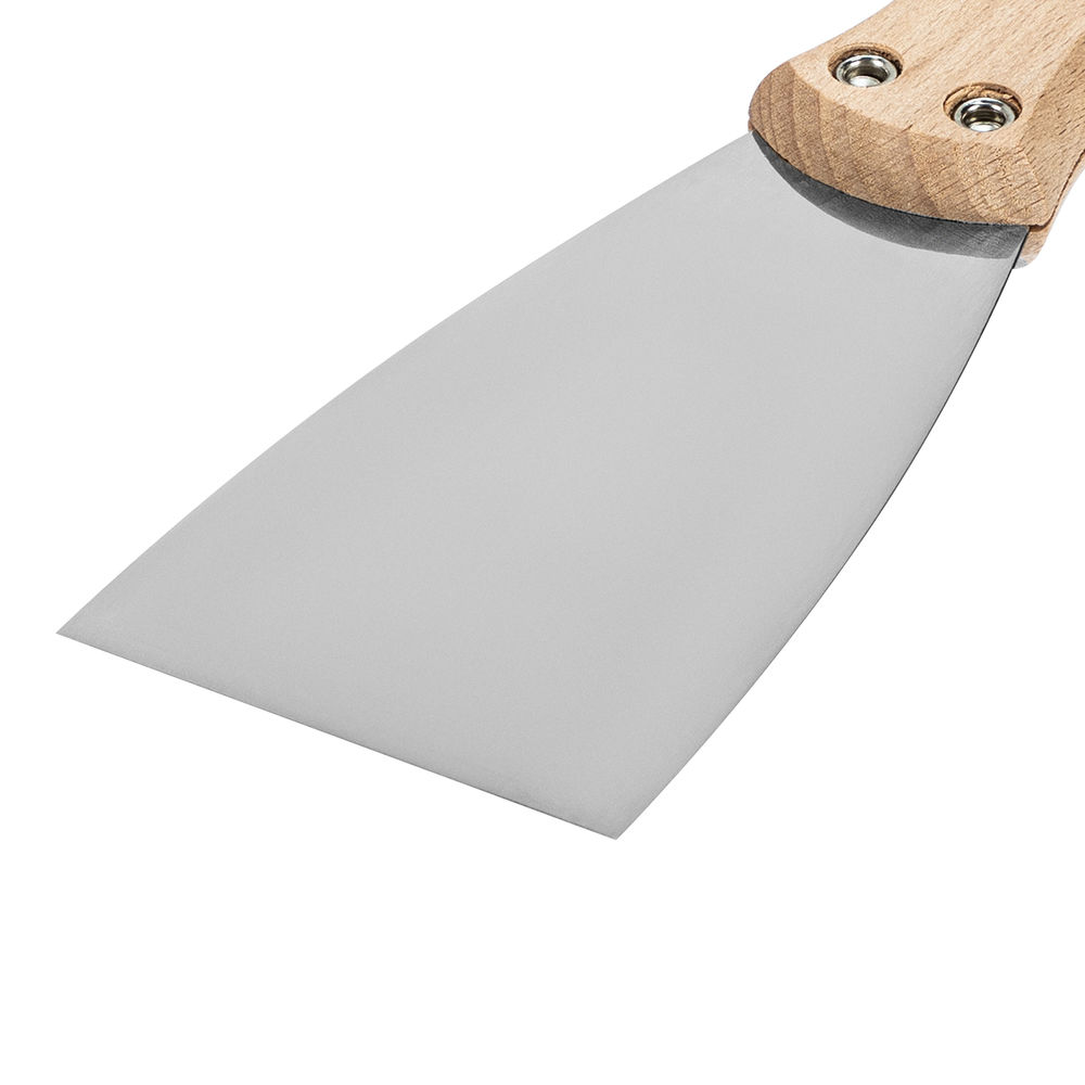 Шпательная лопатка из нержавеющей стали, 60 мм, буковая рукоятка, EFP Matrix (85613)