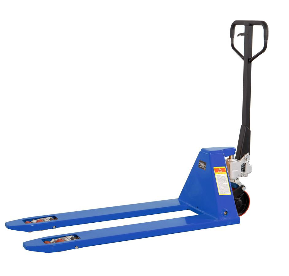 Тележка гидравлическая низкопрофильная 51 мм 2000 кг 1150 мм полиуретановые колеса TOR RHP(BF) PRO (1050765)
