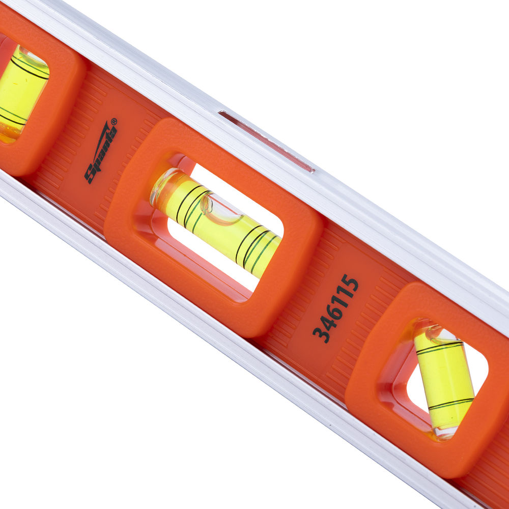 Уровень усиленный, 235 мм, 3 глазка, пластмассовый Торпедо (IV) Sparta (346115)