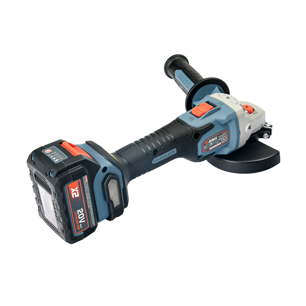 УШМ (болгарка), 115 мм, без АКБ и ЗУ X2 20В