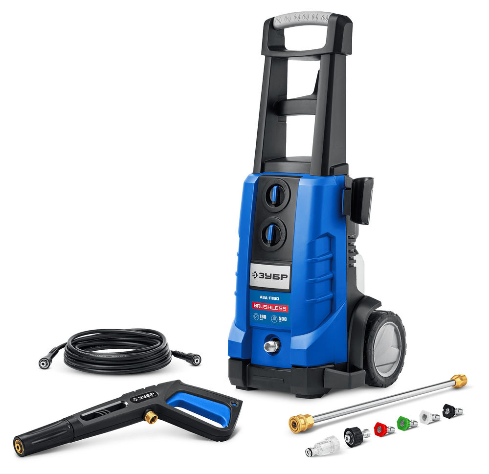 Мойка высокого давления 2300 Вт 180 Атм пистолет МИГ-280 Профессионал ЗУБР АВД-П180