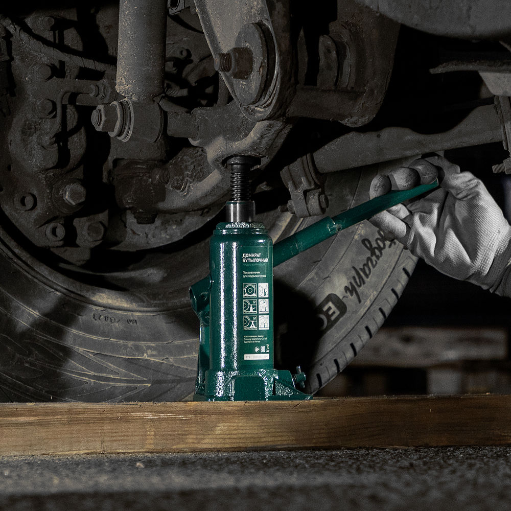 Домкрат гидравлический бутылочный, 6 т, 180-340 мм Сибртех