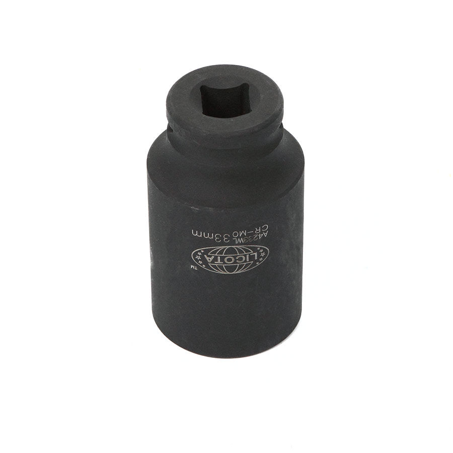 Головка, 1/2, 33 мм, торцевая, 12-гранная, ударная, глубокая, Licota, A4233WL