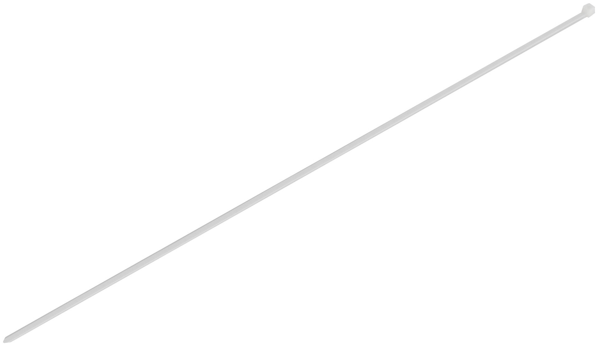 Хомуты нейлоновые для проводов, белые 100 шт., 4,8х500 мм (60380)