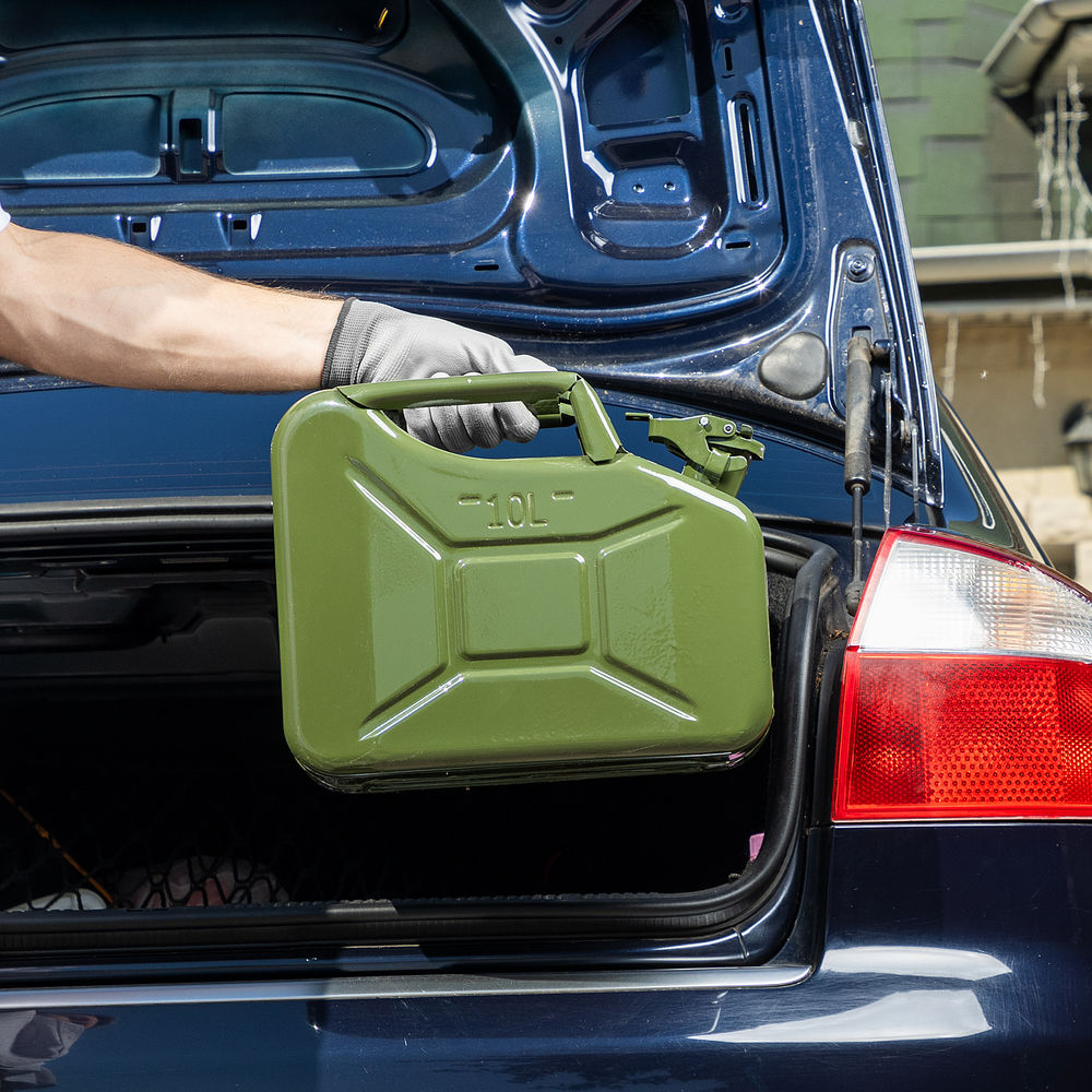 Канистра для ГСМ, металлическая, 10 литров Stels (53144)