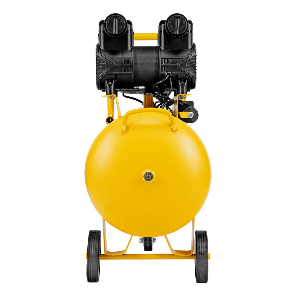 Компрессор безмасл. малошумный DLP-3000/100, 3 кВт, 2х1,5 кВт,100 л, 2850 об/мин,500 л/мин Denzel (58145)