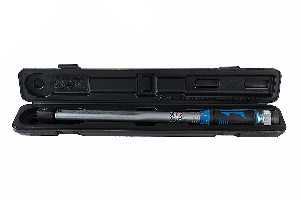 Динамометрический ключ с разъемом под сменные насадки 40-210Нм AQC-N1418210 Licota