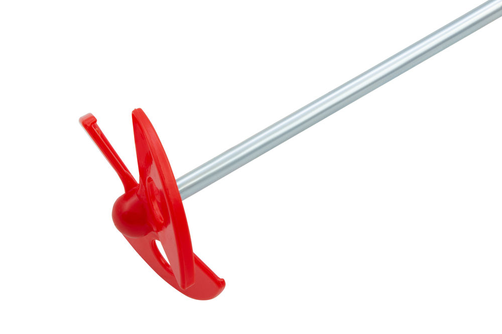 Миксер для красок, 60 х 6 х 350 мм, цилиндрический хвостовик Denzel (848297)