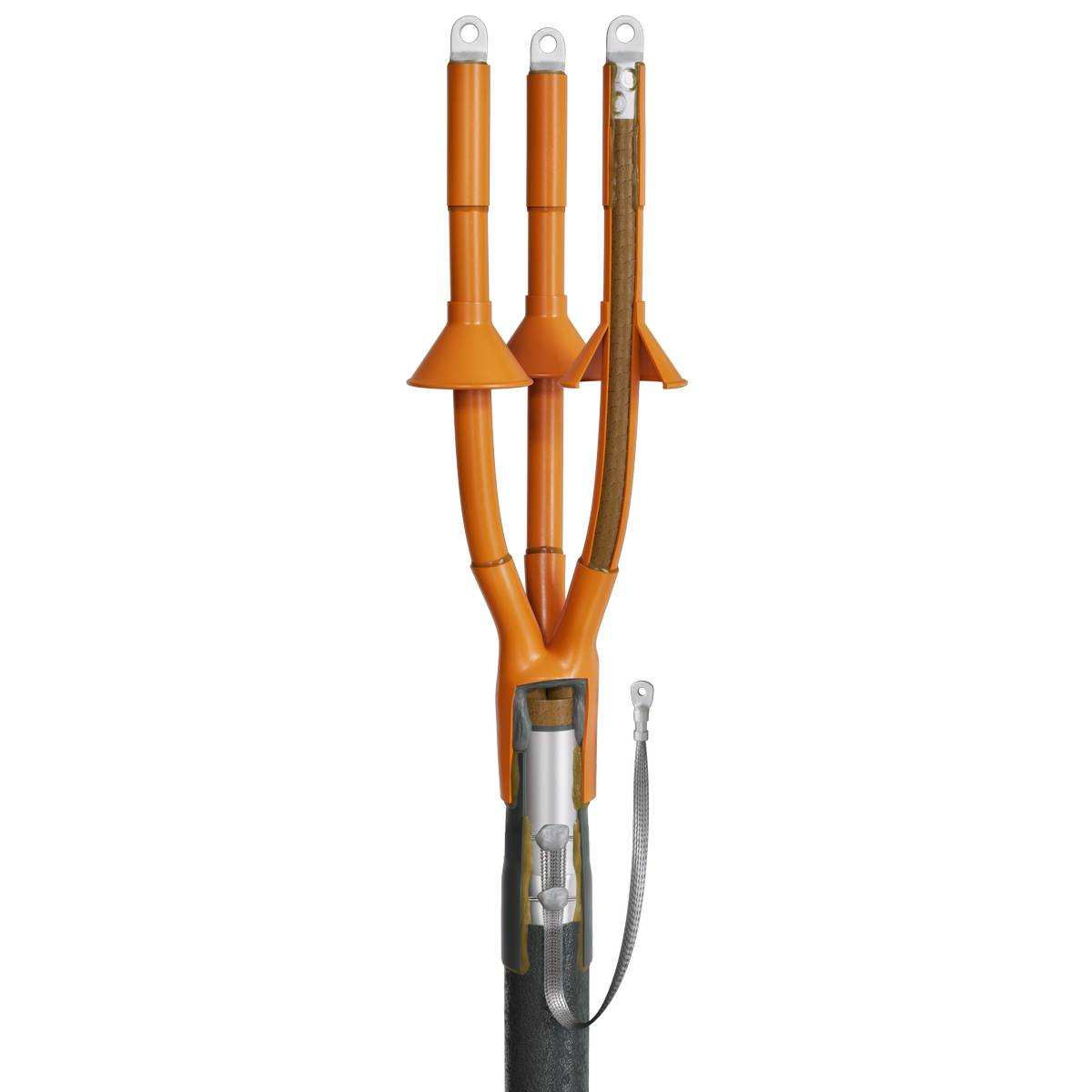 Муфта кабельная концевая 3КНТп-10-70/120 (пайка) (КВТ) (88760)