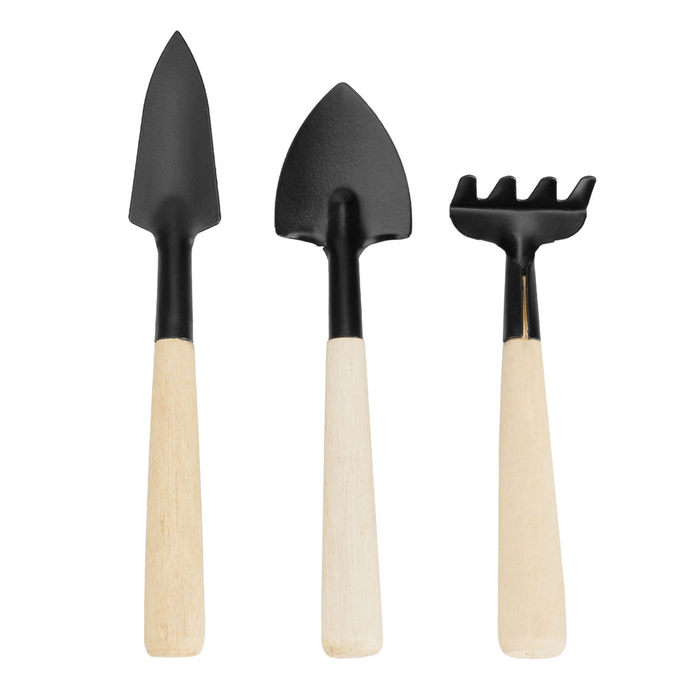 Набор по уходу за комнатными растениями, деревянные рукоятки, 3 предмета, Palisad (63042)