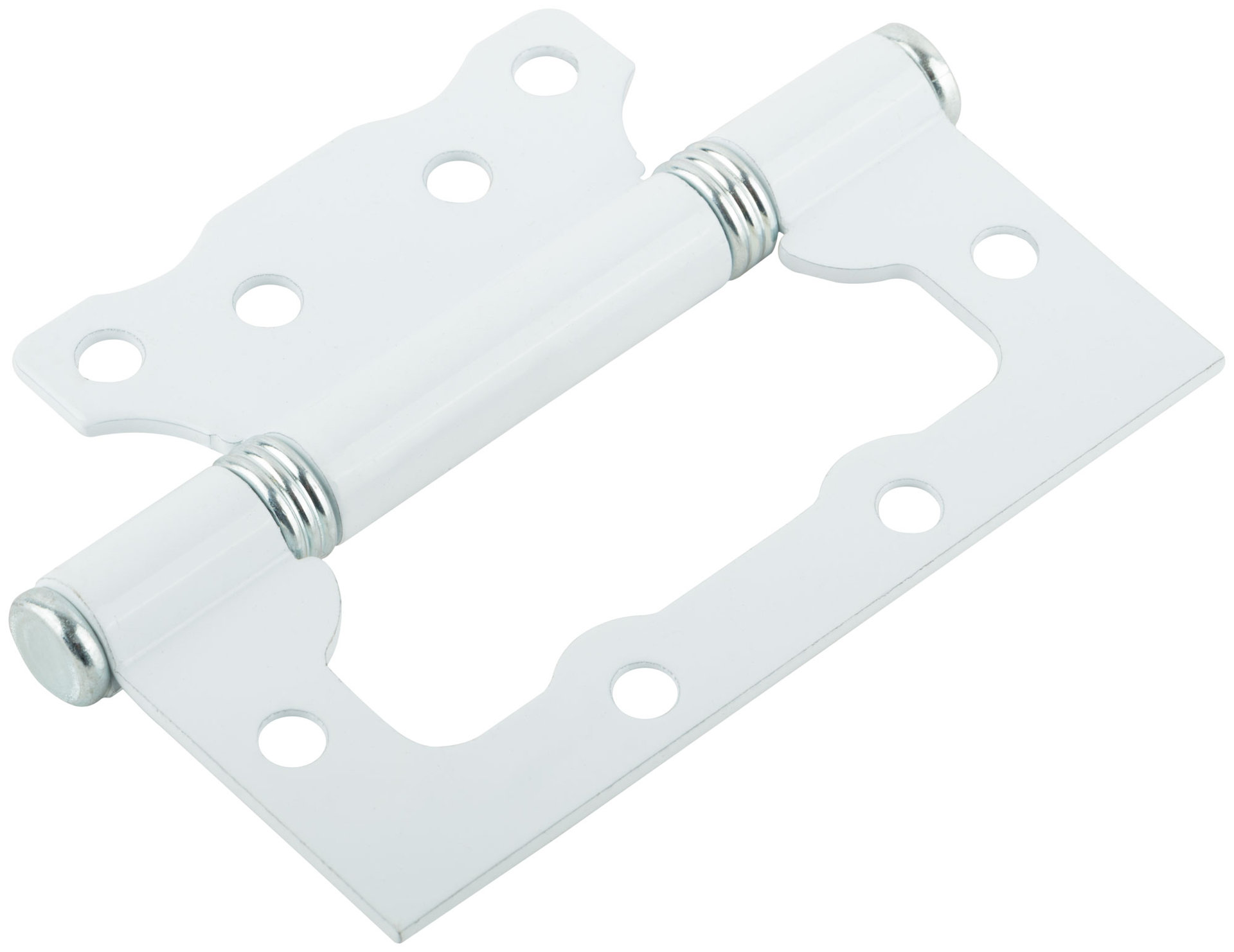 Петля дверная универсальная (без врезки) ПНУ-100 полимер ( белая ) (66301)