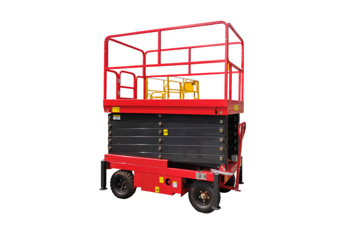 Подъемник ножничный самоходный 500 кг 9/11 м TOR SJY-0,5-9DC аккумуляторный (G) (1050450)