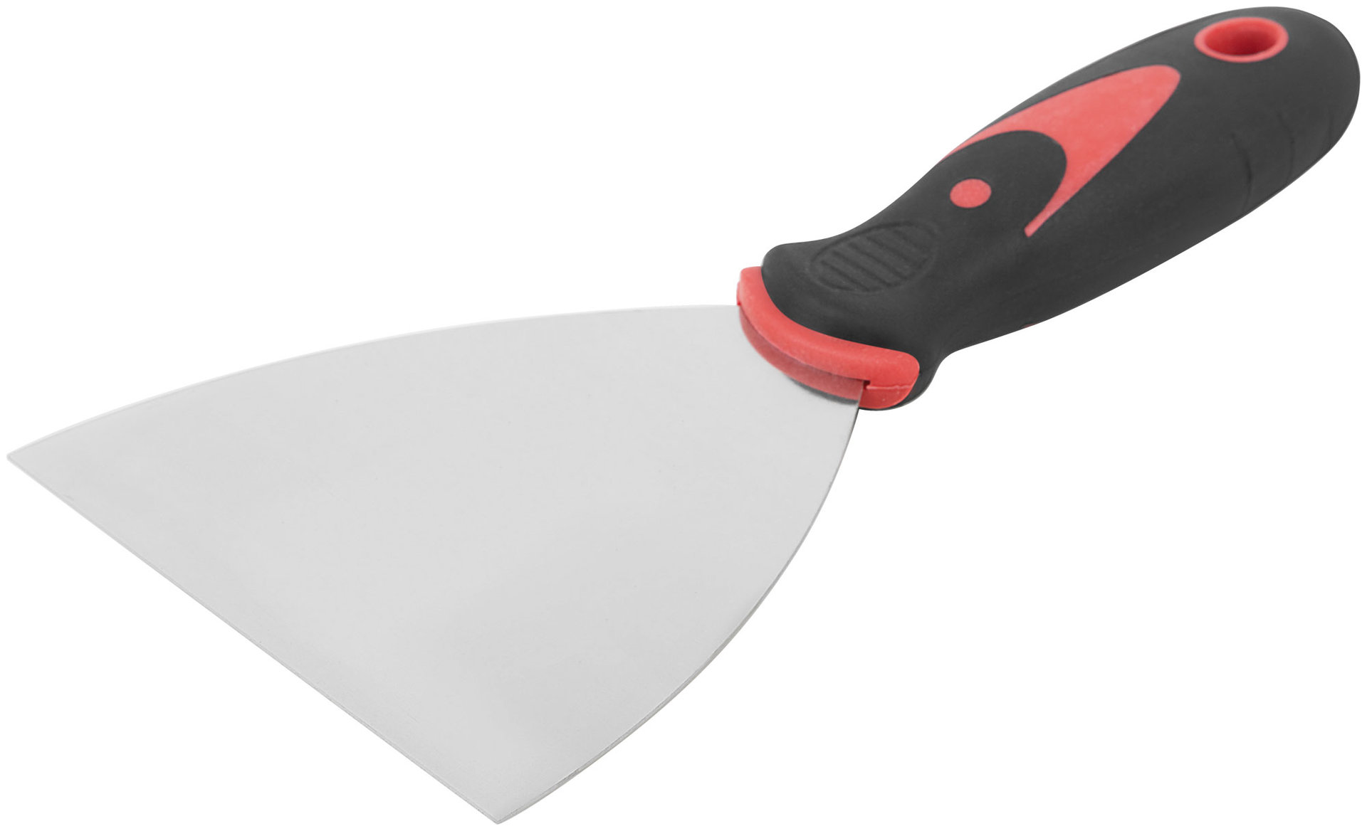 Шпатель, нерж.сталь, прорезиненная ручка 4 (100 мм) (06706)