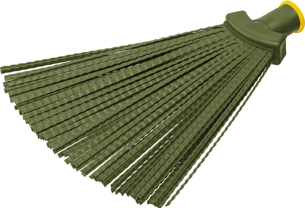 Пластиковая метла плоская веерная 380 х 240 мм полипропилен коническое резьбовое соединение СИБИН 39220_z02