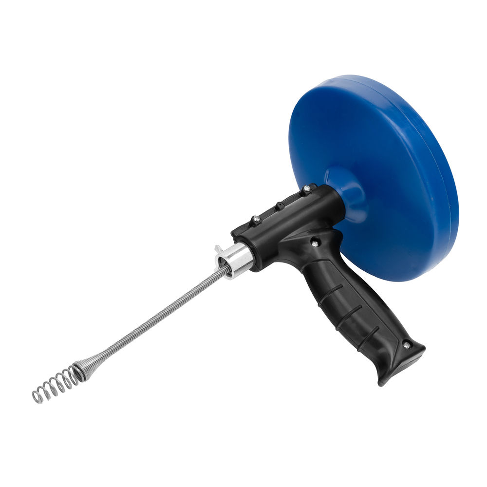 Трос для прочистки труб, L-3,3 м, D 6 мм, пластмассовый корпус Сибртех (92464)