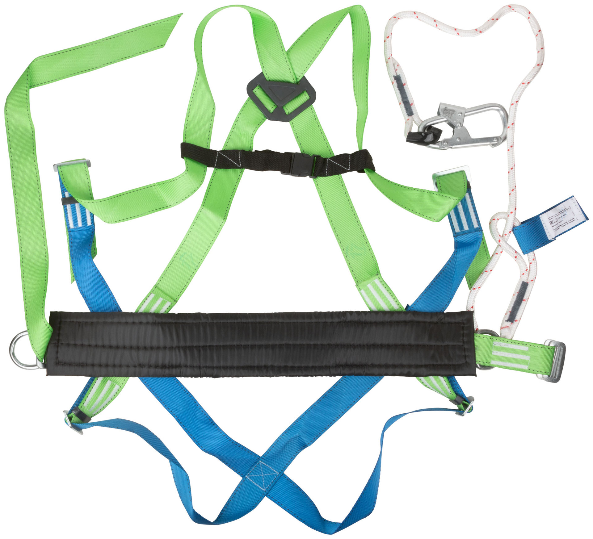 Удерживающая привязь с наплечными и набедренными лямками УС-2ВЖ ( канат ) (12628)