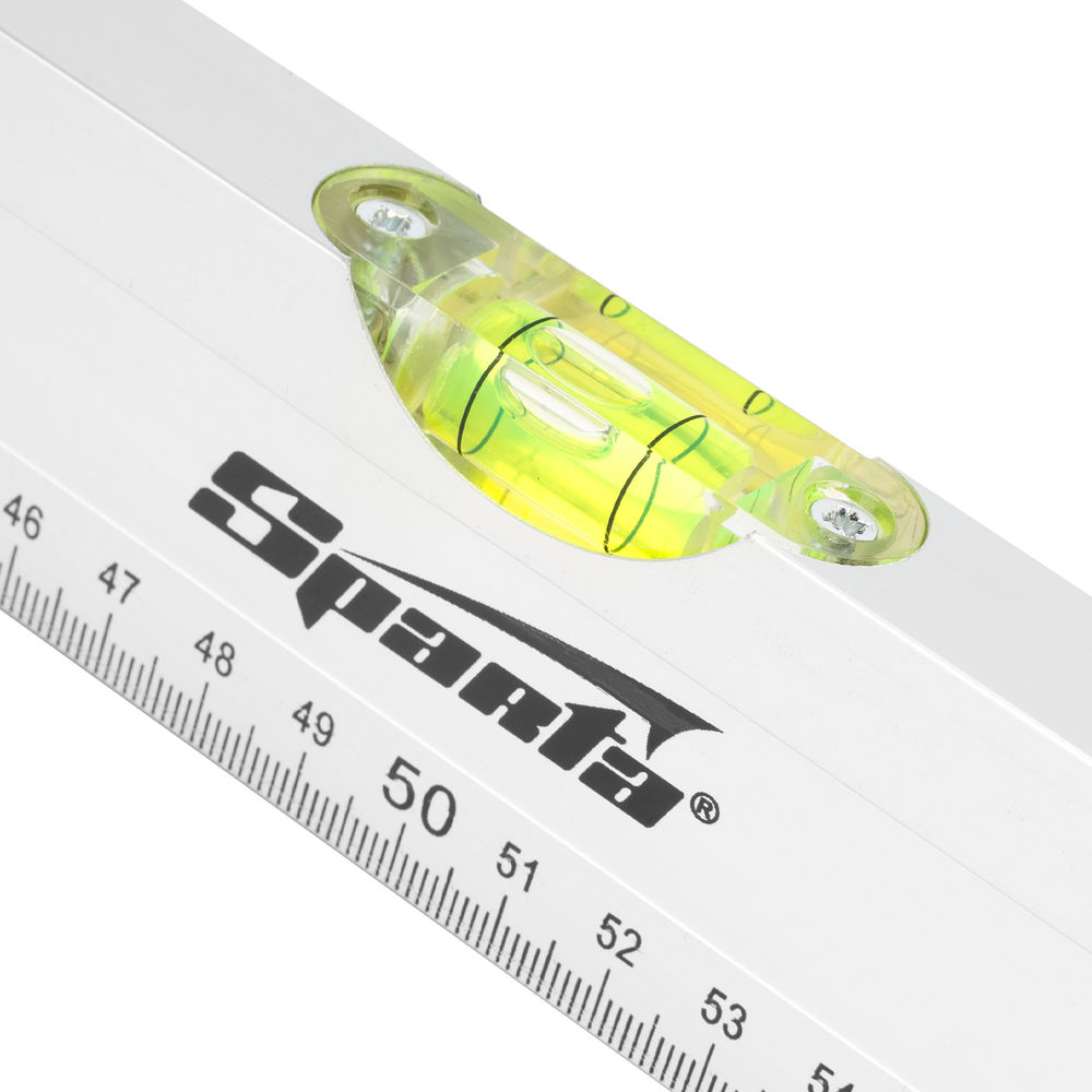 Уровень алюминиевый, 1000 мм, 3 глазка, линейка Sparta (331295)