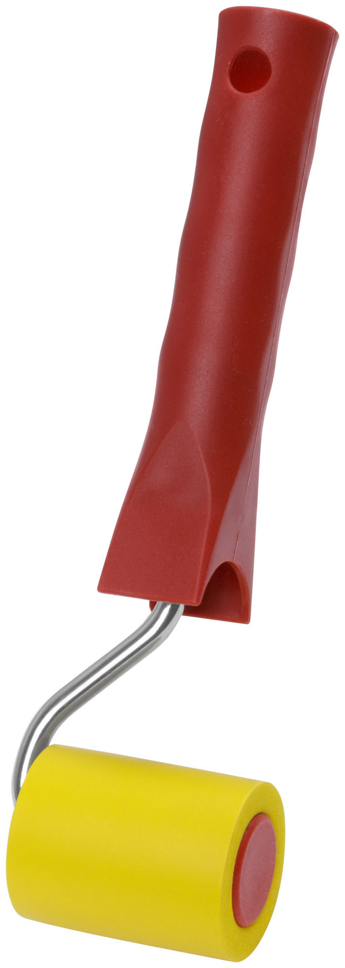 Валик прижимной резиновый, для обоев, желтый 50 мм (02976)