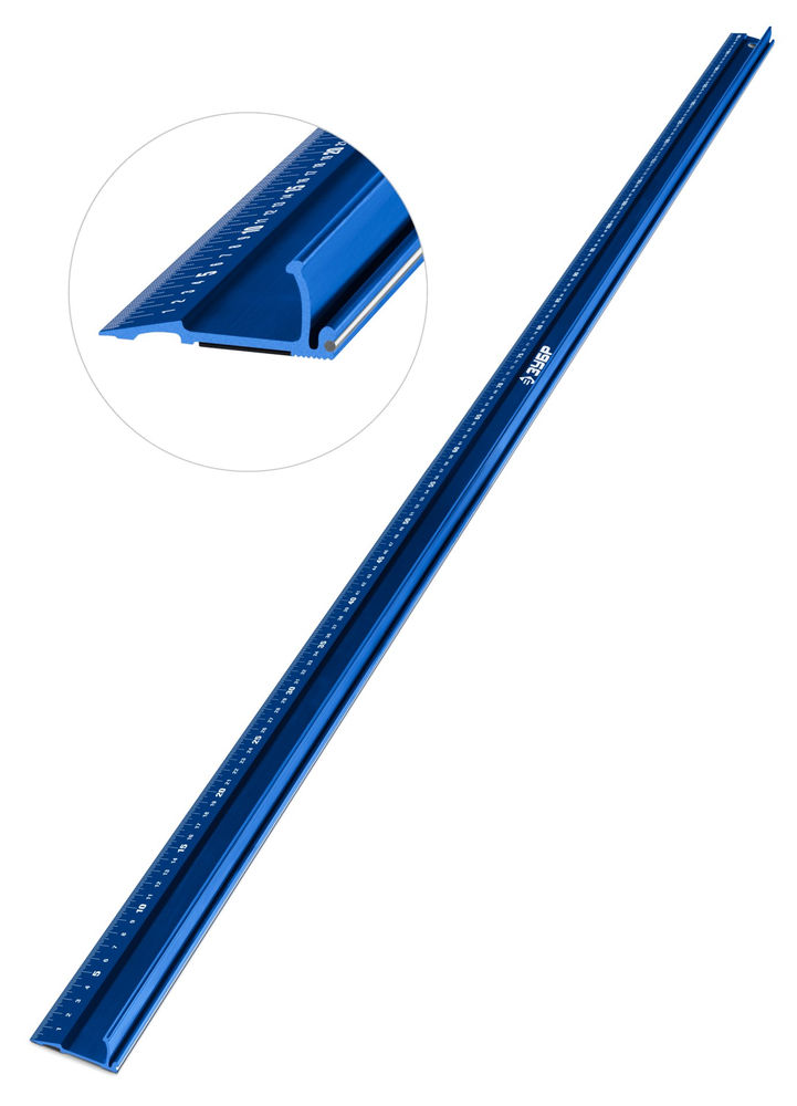 Линейка алюминиевая усиленная со стальной направляющей 1,5 м Профессионал ЗУБР 34382-150