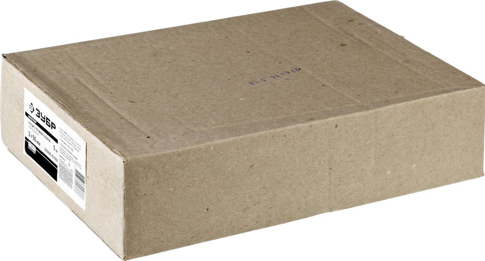 Гвозди 50?3 мм с большой потайной головкой цинк 5 кг ЗУБР 305090-30-050