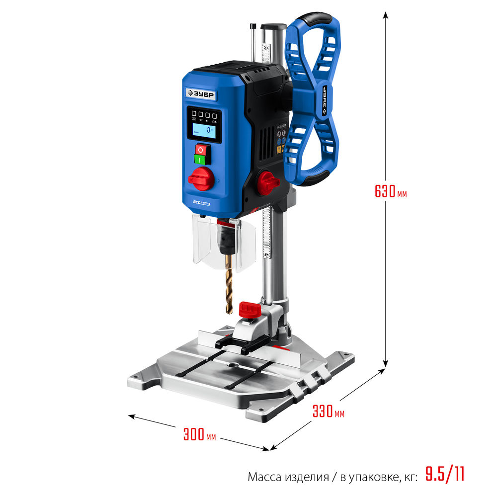 Станок вертикально-сверлильный 800 Вт 13 мм БЗП Профессионал ЗУБР ВСС-П800