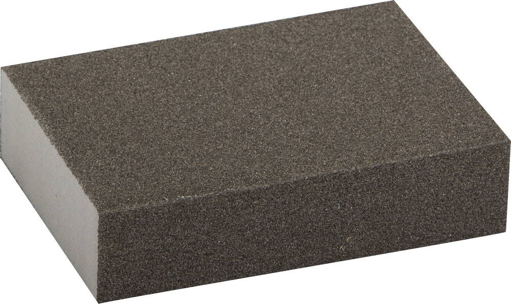 Губка шлифовальная водостойкая четырехсторонняя Р120, 100 х 68 х 26 мм ЗУБР 35611-120