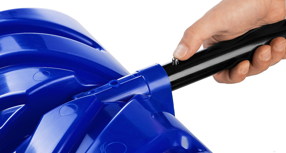 Лопата снеговая СИБИРЬ, пластиковый ковш 500 мм, алюминиевый черенок ЗУБР 39925