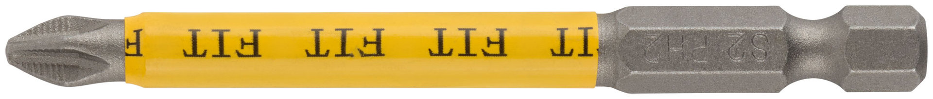 Биты кованые, сталь S2, односторонние 75 мм PH2, Профи 10 шт., блистер (57528)