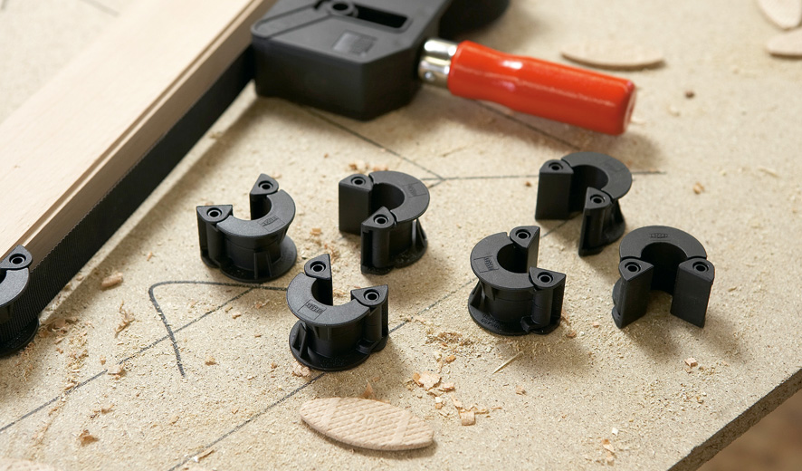 Уголки адаптируемые для подгонки углов 60° - 180°, 6 шт, для ленточных зажимов BAN 400/700 BVE BE-BVE