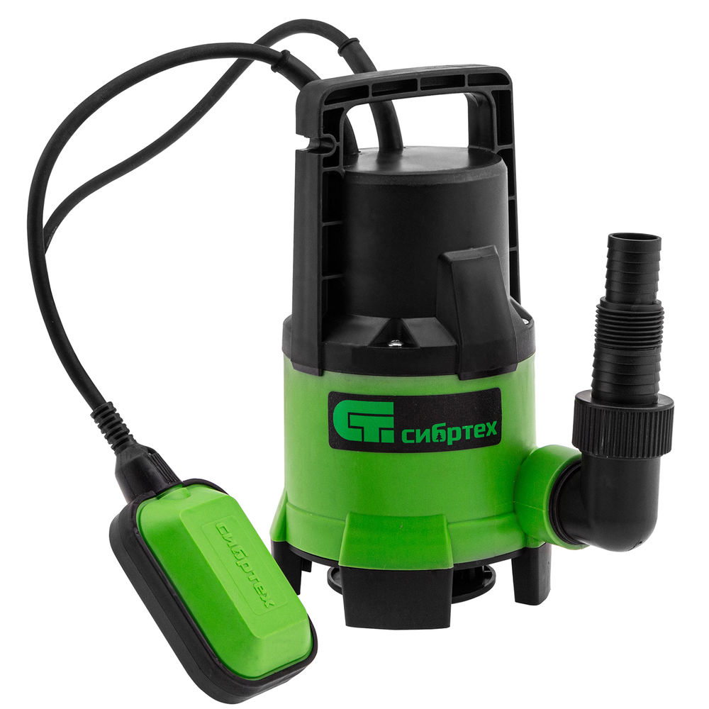 Дренажный насос для грязной воды СДН450-35, 450 Вт, напор 5.5 м, 8000 л/ч Сибртех (97263)