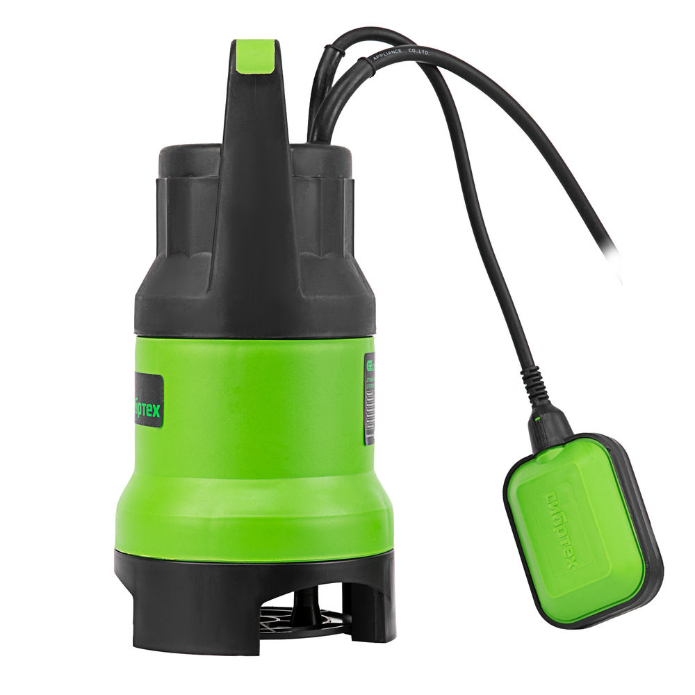 Дренажный насос для грязной воды СДН800-35, 800 Вт, напор 9 м, 13500 л/ч Сибртех (97265)