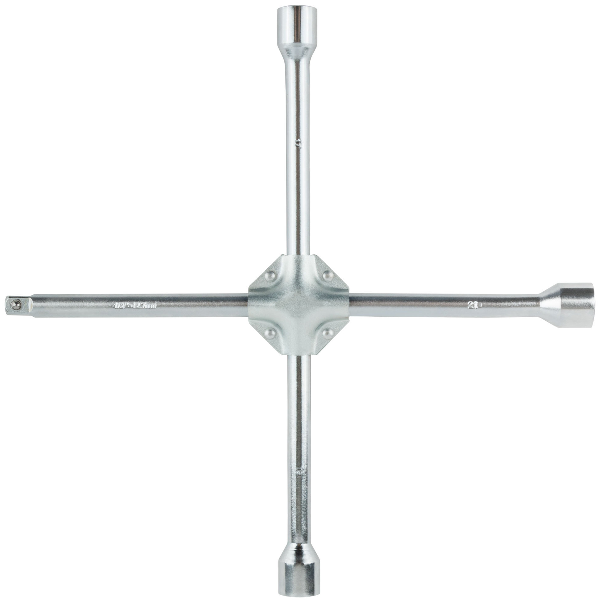 Ключ балонный крест усиленный 17х19х21 мм + 1/2, длина 400 мм