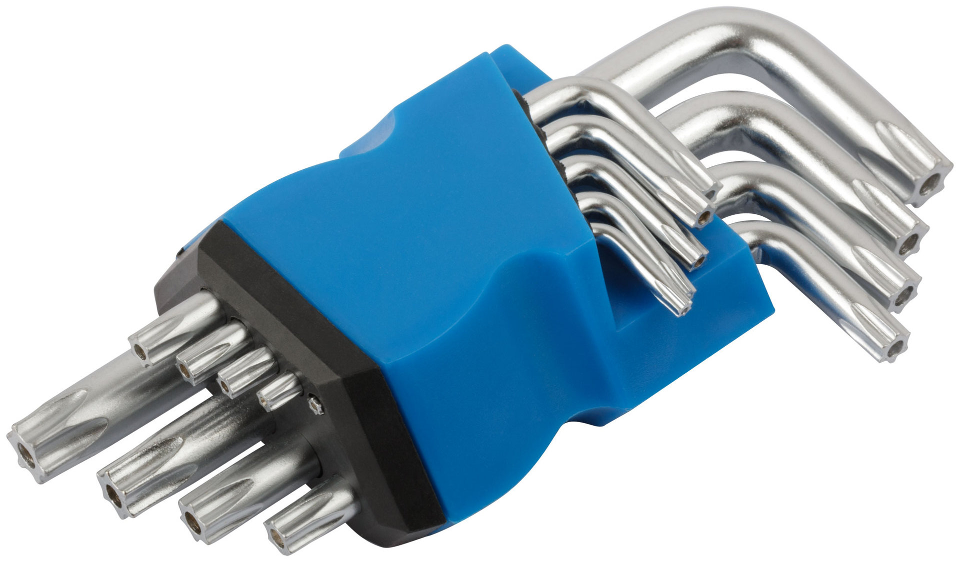 Ключи звездочки, набор 9 шт. T10-T50, в пластиковом держателе