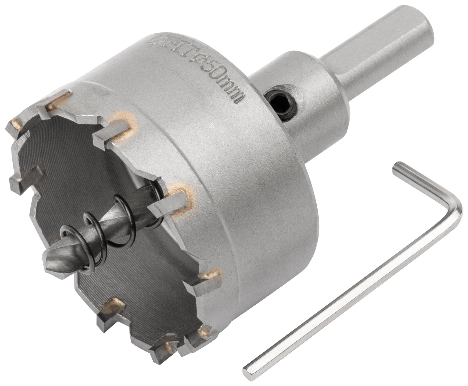 Коронка кольцевая с карбидными вставками Профи (для отверстий в нержавеющей стали) 50 мм (36850)