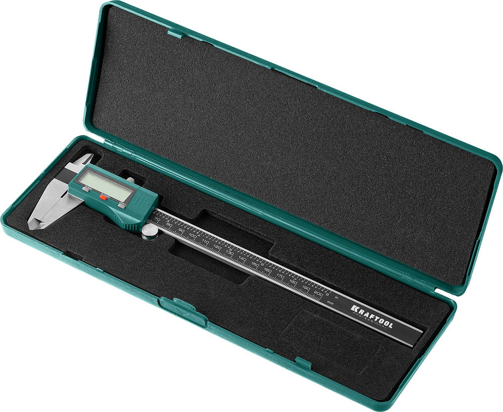 Металлический электронный штангенциркуль 200 мм, высокоточный KRAFTOOL 34460-200