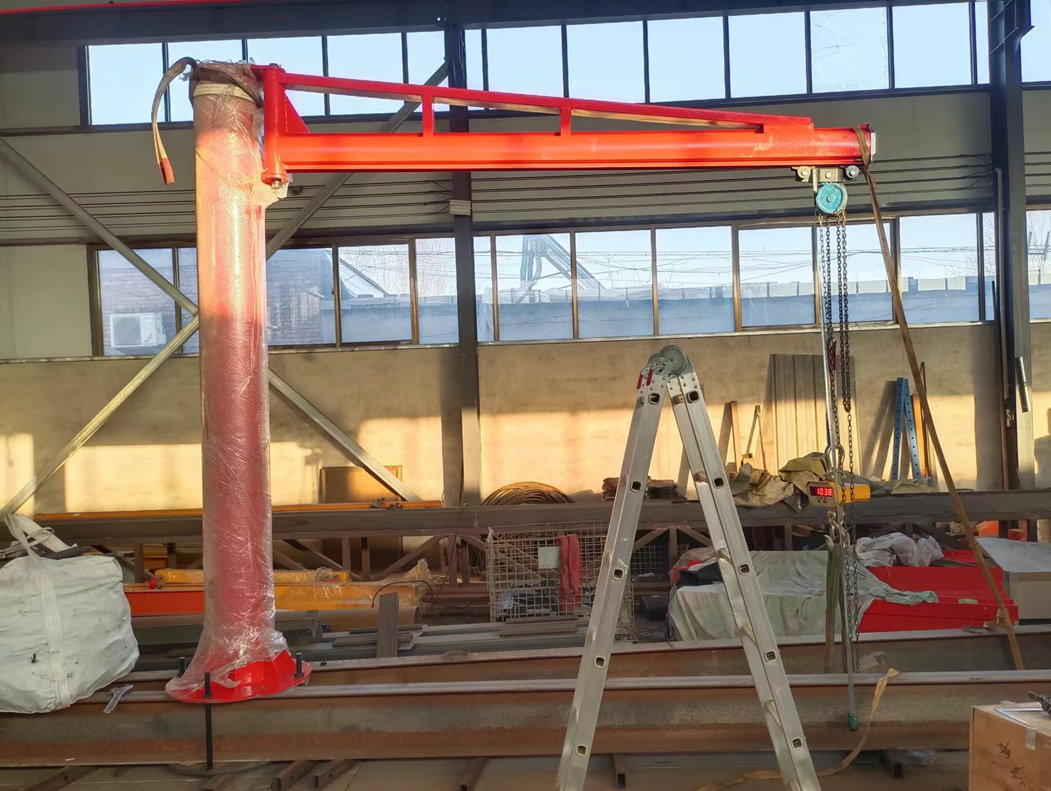 Кран консольный поворотный ручной TOR PSJ43050 500 кг, высота 4 м, стрела 3 м (1050601)