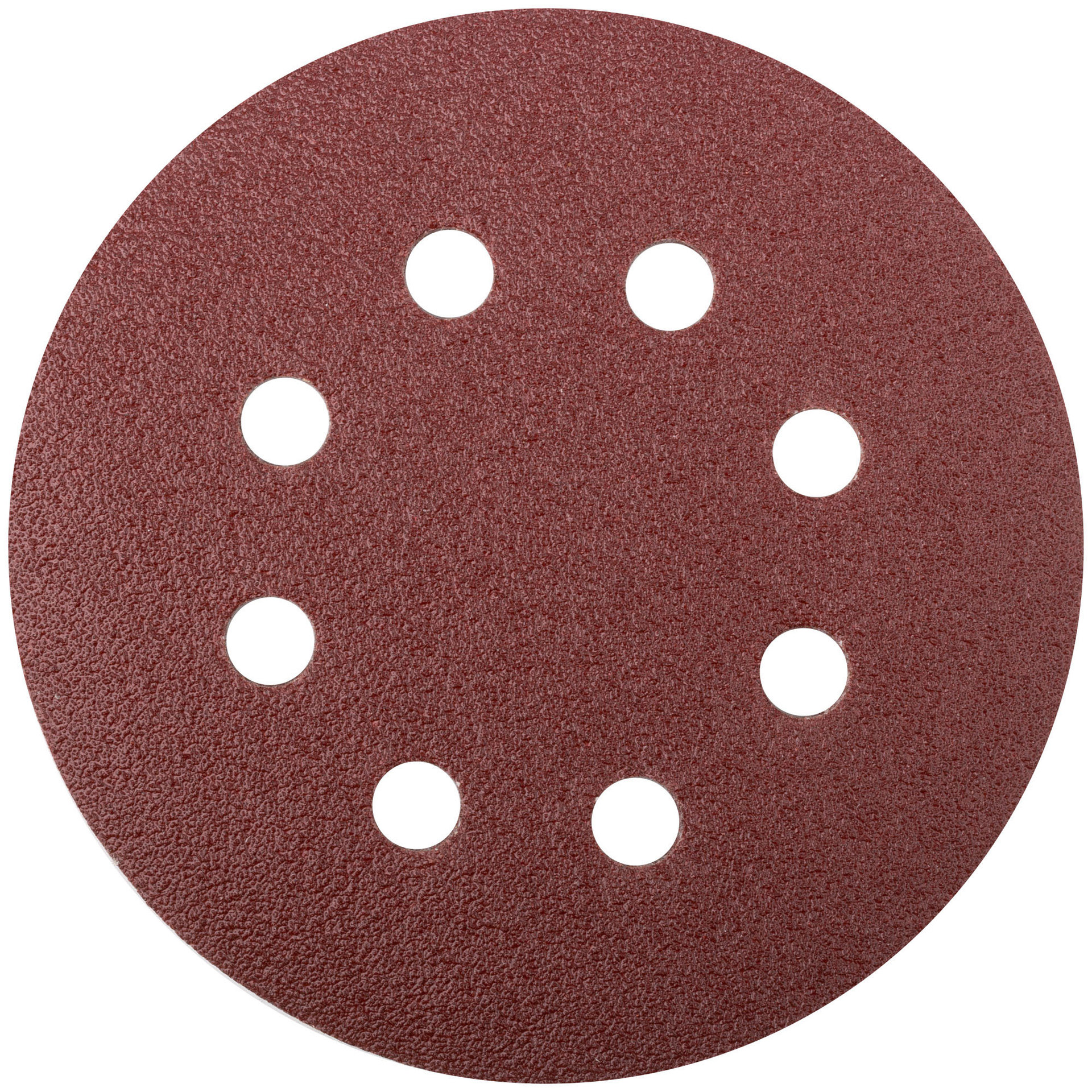 Круги шлифовальные с отверстиями (липучка), алюминий-оксидные, 125 мм, 5 шт. Р 80 (39664)