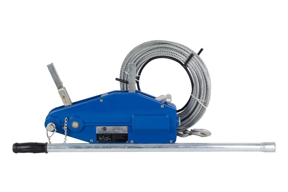 Лебедка рычажная тросовая TOR МТМ 800 0,8 т L=20м (11208)