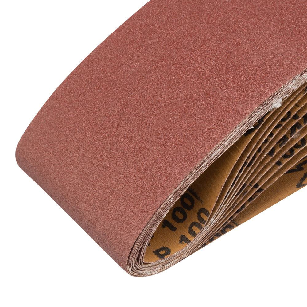 Лента абразивная бесконечная, P 100, 100 х 610 мм, 10 шт Matrix (74265)