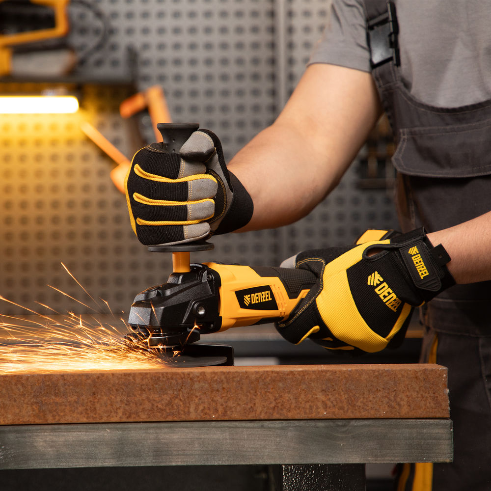 Машина углошлифовальная аккумуляторная бесщет. BLG-IB-18-125-0, Li-ion, 18 В Denzel (27004)