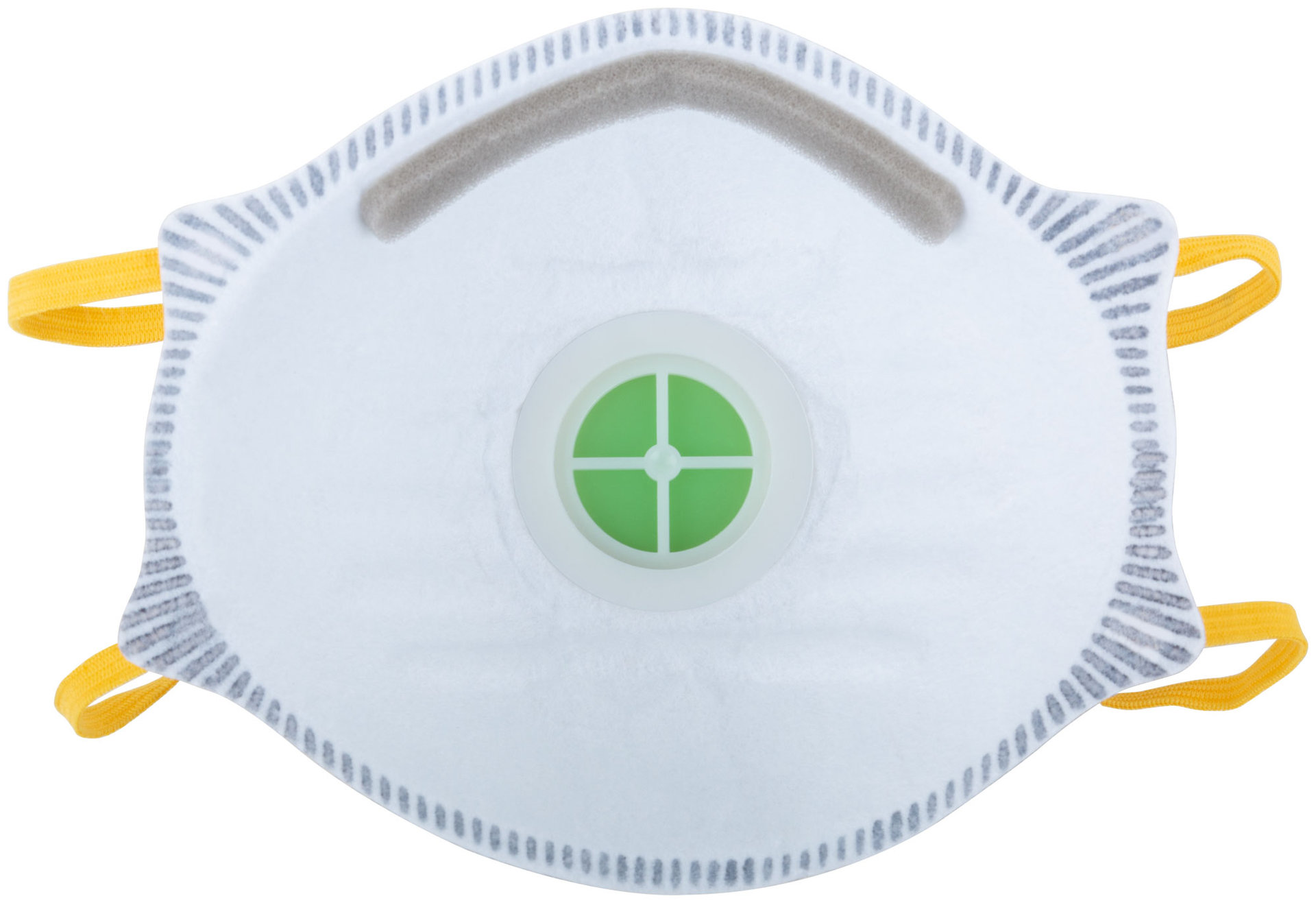 Маска полипропиленовая 4-х слойная, угольный фильтр, с клапаном (12288)